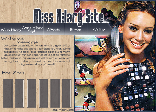 .:Miss Hilary Site:.
